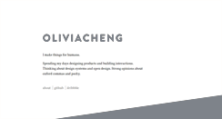 Desktop Screenshot of heyitsolivia.com